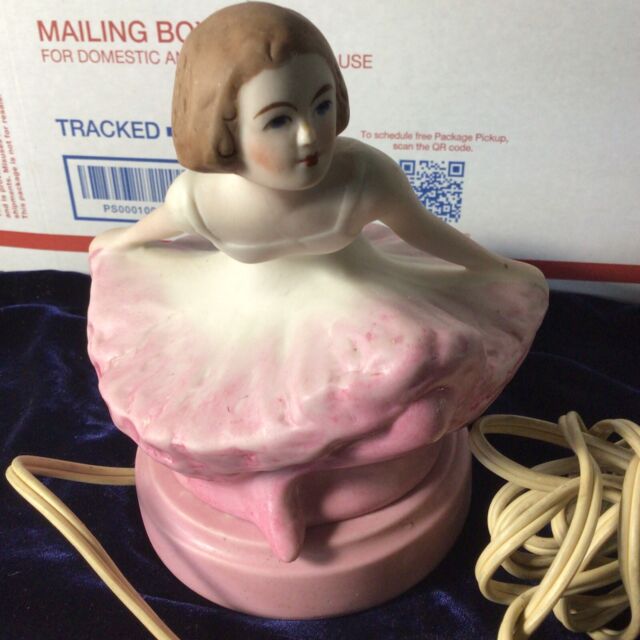 Fulper Pottery Art Deco Pink Ballerina 1920s Figural Perfume Lamp Fulper Pottery Art Deco Pink Ballerina 1920s Figural Perfume Lamp