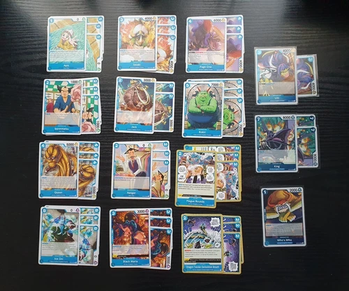 One Piece Card Game (TCG/CCG): Kingdoms of Intrigue OP-04 - C/UC/R Bulk (Blue)