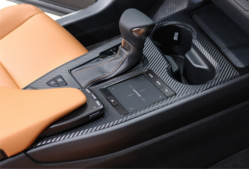 For Lexus UX 2019-2022 200 250h Sticker Carbon Fiber Console Gear Shift Panel - Picture 8 of 18