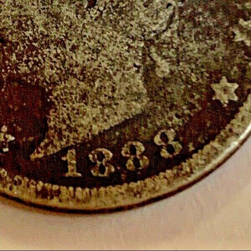 US MÜNZE LIBERTY NICKEL 1888 - Bild 3 von 3