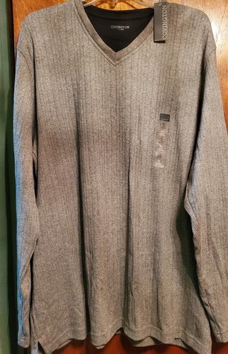 COVINGTON Men's Knit Sweater Gray Long Sleeve XL - Picture 1 of 8