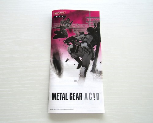 PSP Metal Gear Ac!d 1 2 Acid Sony PlayStation Konami Japan - Picture 10 of 24