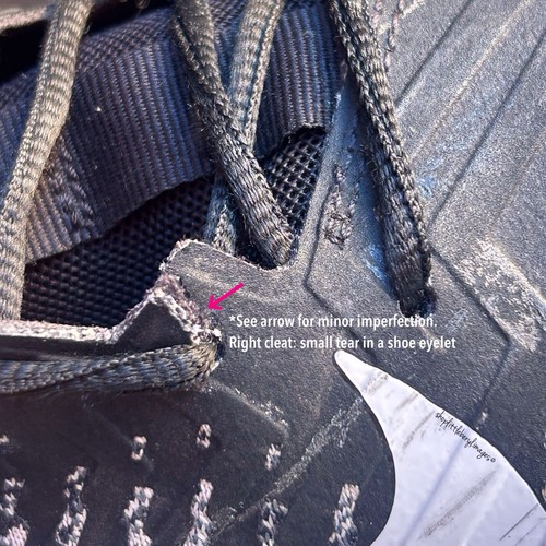 Nike Alpha Menace Pro 2 D Football Cleats Size 9, Detachable Studs + Wrench Tool - Picture 15 of 20