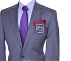 Wool Slim Suit Jackets for Men