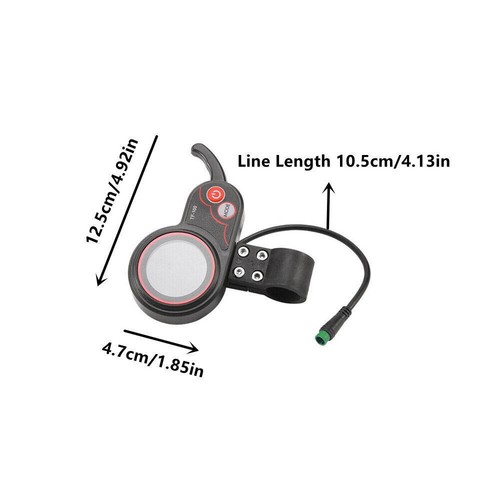 LCD-TF100 24V/36V/48V/60V 5 Pins Electric Bike Display Thumb Throttle Control - Picture 11 of 12
