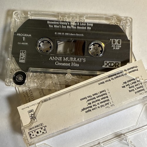 Anne Murray's Greatest Hits- Cassette Tape 1980 Liberty Records - Picture 2 of 3