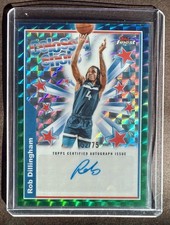 2025 Topps Finest Colossal Shots Rob Dillingham Rookie Auto /75 Timberwolves