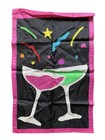Vtg Celebration Champagne New Year’s Party Garden Flag New Creative Enterprises