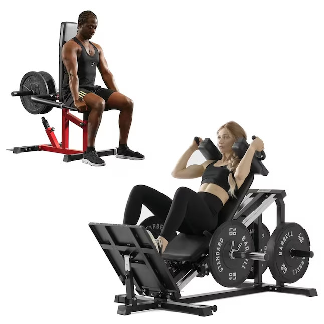Compact Leg Press Hack Squat Home Gym Machine Combo sale/freeship