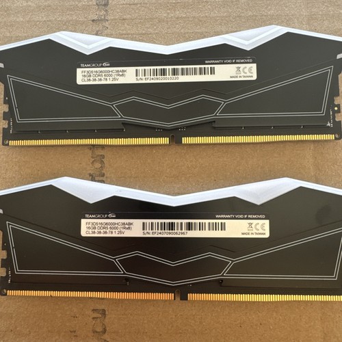 Team T-Force Delta RGB 32GB (2 x 16GB) DDR5 6000 (PC5 48000) FF3D516G6000HC38ABK - Afbeelding 2 van 4