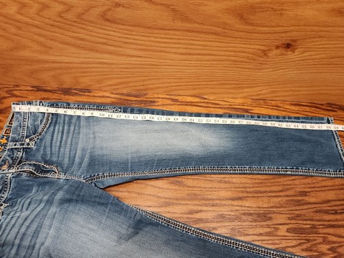 Rock Revival Jeans Easy Straight Y2K Style Strass Damen Gr. 31 Tetbury - Bild 17 von 24