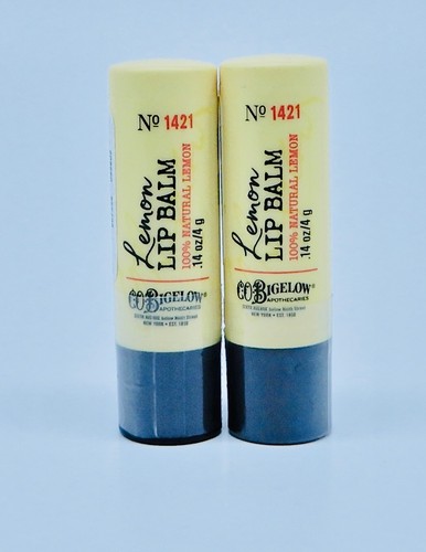 3 BATH & BODY WORKS C.O. BIGELOW #1421 LEMON 100% NATURAL LEMON LIP BALM SEALED - Picture 2 of 6