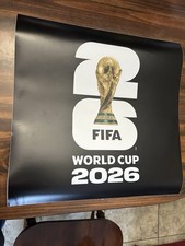 (LARGE) FIFA World Cup 2026 Sticker Trophy Logo Modern 17x17 in.