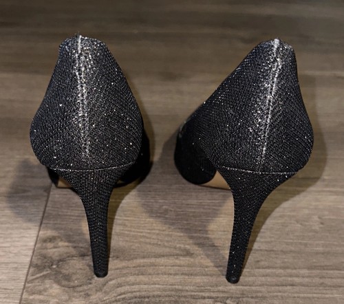 Vince Camuto Damen-Pumps schwarz Glitzer spitz zulaufend 4,5 Zoll Stilettoabsatz 9,5 - Bild 7 von 15