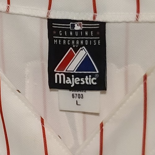 Vintage Ryan Howard SIGNIERTES Philadelphia Phillies #6 Majestic Trikot Jugend Größe Large - Bild 7 von 13