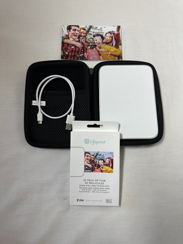 ZINK LIFEPRINT WIRELESS PORTABLE BLUETOOTH ANDROID IPHONE PRINTER + 3 X 4.5 FILM - 第 1/5 張圖片