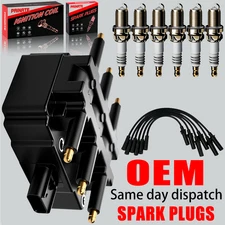 OEM Brand Ignition Coil & Spark Plug & Wire For Chrysler Town & Country 3.3 3.8L