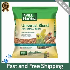 Wild Harvest Universal Blend For Small Birds 3 Pounds, Foritified Nutrition NEW!
