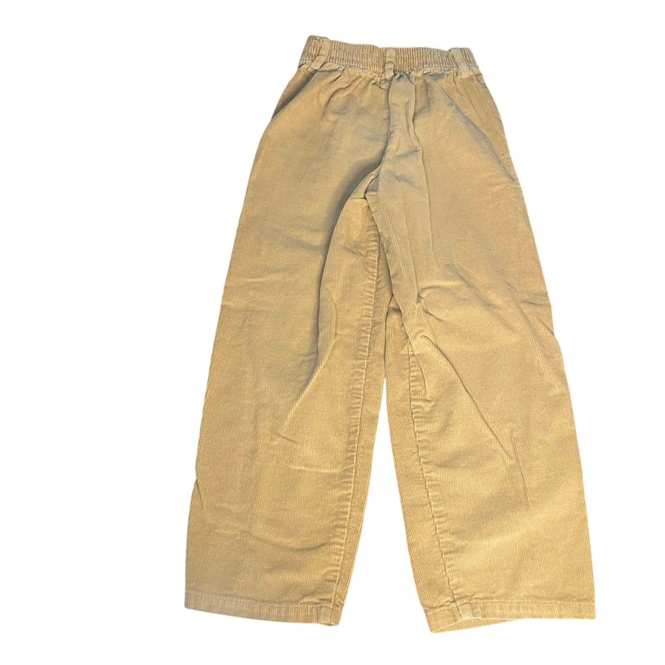 Pantalón J. Caqui Beige Pana Cintura Elástica Pierna Recta TALLA 6 Foto 3 de 3