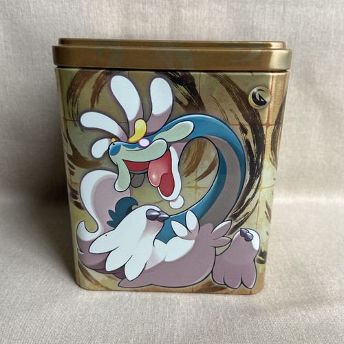 Pokemon Oro Dragón Coleccionistas Lata Apilable 2024 VACÍA Exhibición Caja de Almacenamiento Q1 + - Imagen 4 de 8