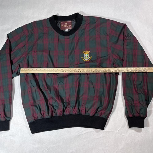 Suéter de golf vintage St Andrews Scotland para hombre XL ProQuip años 90 - Imagen 10 de 13