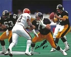 Signed 8x10 TOM RICKETTS Pittsburgh Steelers Autographed photo  w/COA