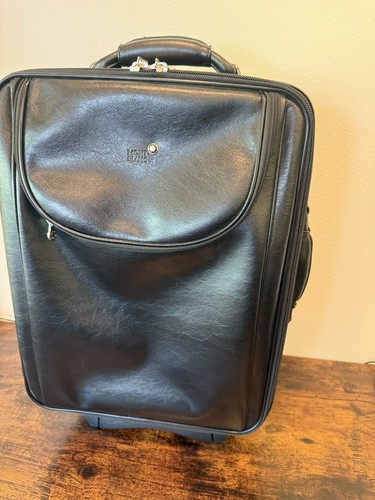 VINTAGE ORIGINAL 80er MONTBLANC CARRY ON Trolley 2 Rollen Neuwertig!