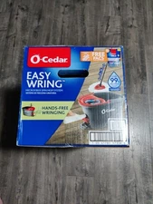 O-Cedar Rinse N Clean Spin Mop With Bucket - Black (168534)