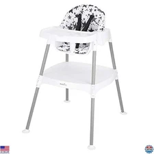 Evenflo 4-in-1 Convertible High Chair - Versatile Eat & Grow, Durable Polyester