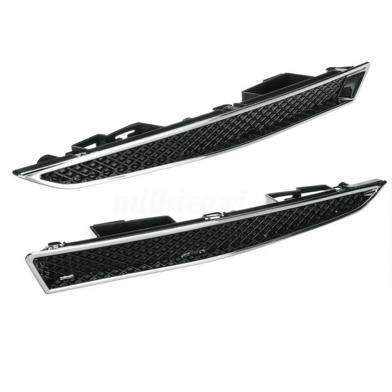 Car headlight trim Grille Decor Strip 1 Pair Exterior Decal Left/right - Image 4 of 4