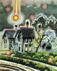 Charles Ephraim Burchfield : Sun Settin' : Archival Art Print