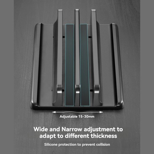 Support de support vertical réglable pour ordinateur portable support vertical - Space4344 - Photo 4/6