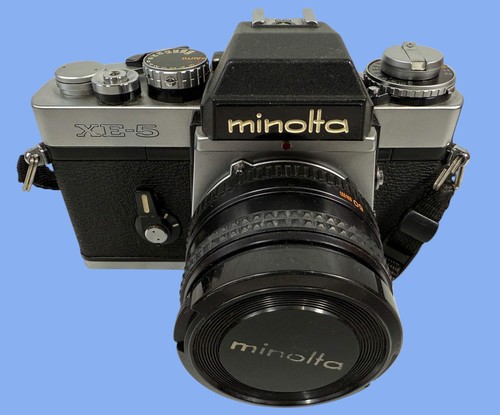 Minolta XE-5 35mm SLR Film Camera with Promaster 50mm f/1.7 Lens – AS-IS - Picture 2 of 9