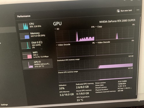 Asus RTX 2080 Super 8gb Gpu Nvidia - Bild 3 von 3