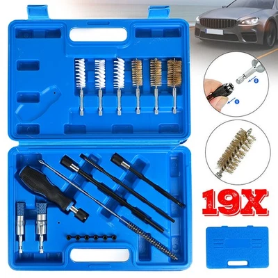 RIMOODY JUEGO DE HERRAMIENTAS DE ASIENTO DE SELLADO INYECTORES 19 PIEZAS JUEGO DE LIMPIEZA DE POZO INYECTOR