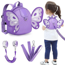 Toddler Harness Backpack Leash, Cute Butterfly Kid Backpacks anti Lost Wrist