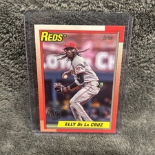 2025 Topps Series 1 Elly De La Cruz 1990 35th Anniversary Cincinnati Reds M/NM