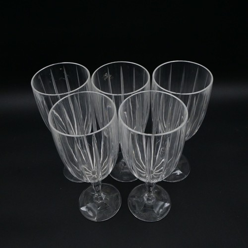 Marquis By Waterford Crystal Omega Water Goblets Set Of 5 - Picture 2 of 5