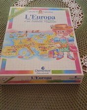 L'Europa Clementoni - Gioco In Scatola Educativo - Completo - Vintage Anni 80