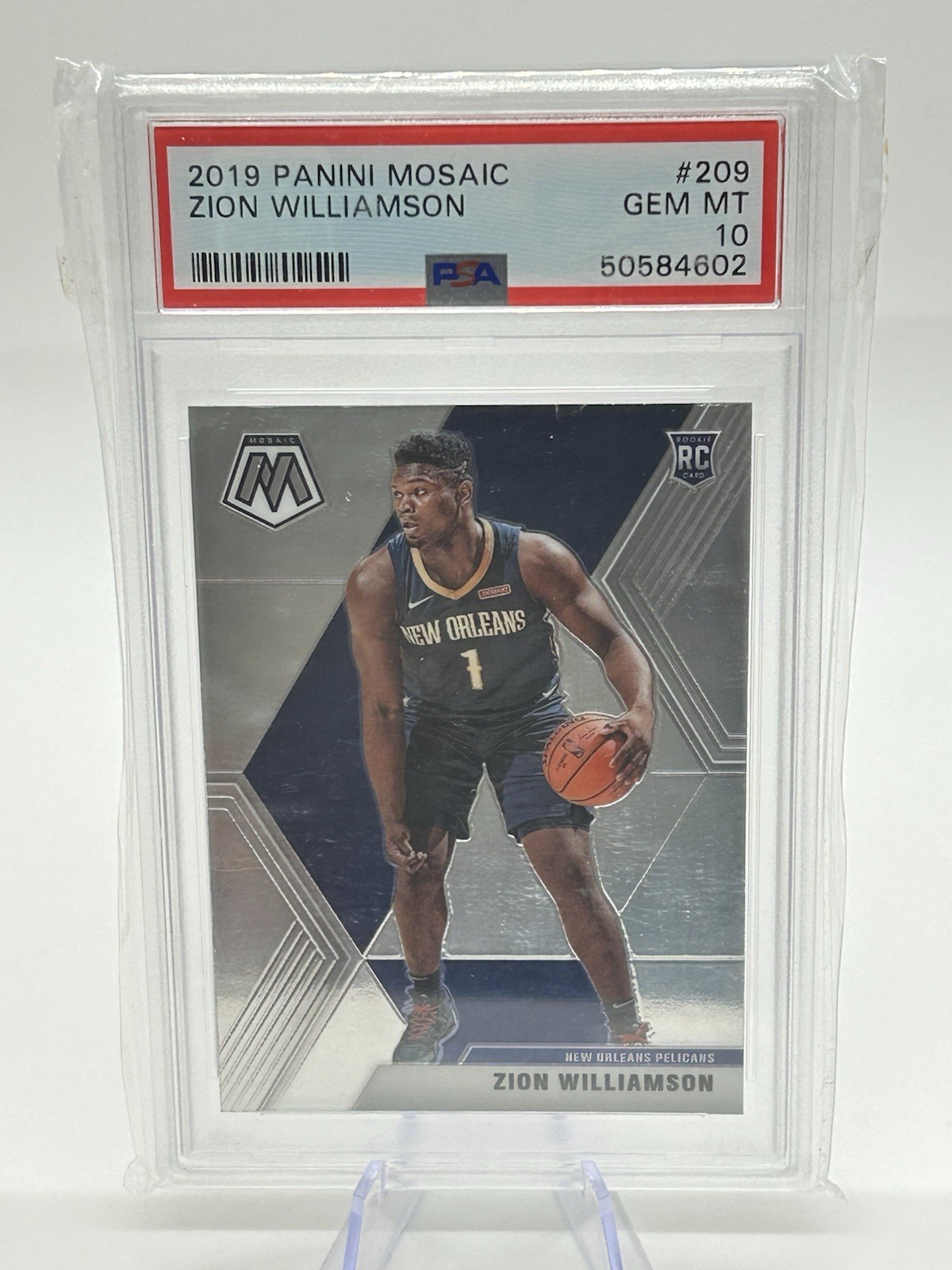 2019-20 Panini Mosaic - Rookies Zion Williamson #209 (RC)