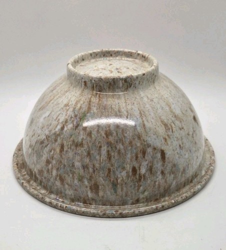 Vintage Texas Ware 111 B Multi Konfetti 8’’ Melamin Rührschüssel hellbraun türkis MCM - Bild 7 von 12