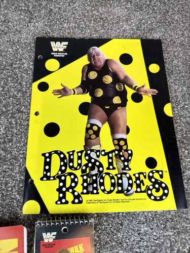 Cuaderno y carpeta espiral Hogan Warrior Legion 1990 de colección Hasbro Titan Sports WWF - Imagen 8 de 15