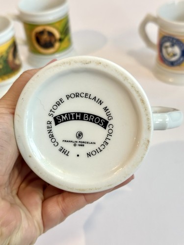Lot (4) Vintage 1980’s Corner Store Porcelain Mugs Advertisement Arm & Hammer Et - Picture 9 of 14