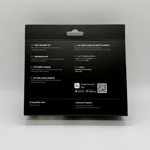 CARDO PACKTALK Edge Half Helmet KIT | Crystal Clear Motorcycle Communication - Photo 2 sur 3