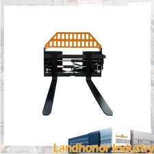 3000lbs Pallet Fork 48in Frame Adjustable LandHonor Heavy Skid Steer Attachment