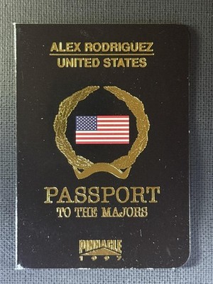1997 Pinnacle #6 Alex Rodriguez Passport to the Majors Seattle