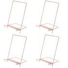 Set of 4 Ständer Für Teller Kochbuch Halter Kleiner Tellerständer