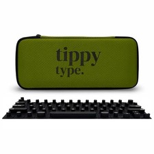 Tippy Type Keyboard Cover Compatible with Mac - Matte Black: Silicone Flexible S
