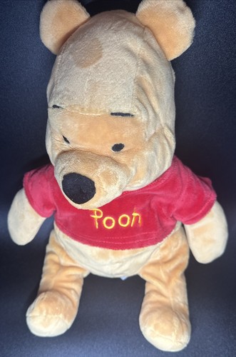 Vintage Winnie The Pooh Bear 12" Stuffed Animal Plush Beanie Toy Disney - Picture 8 of 11