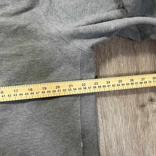 Sudadera Pullover American Giant Para Hombre Cuello Redondo Grande Gris Envejecido - Imagen 9 de 13